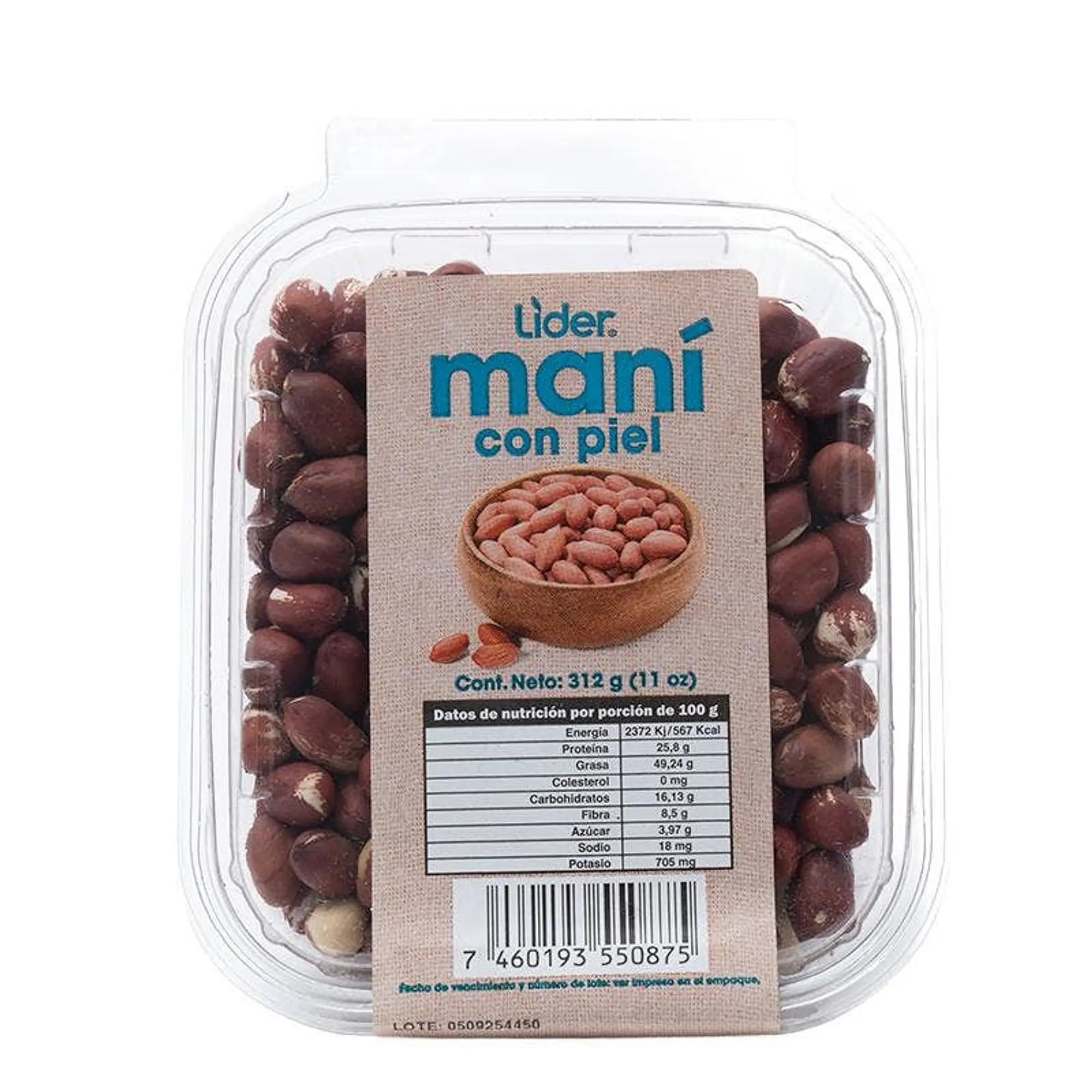 Maní crudo